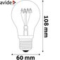 Avide LED pirn 4,5W E27 Soft Filament hind ja info | Lambipirnid, lambid | kaup24.ee