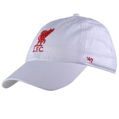 czapka z daszkiem męska 47 Brand EPL FC Liverpool Clean Up Cap EPL-RGW04GWS-WHA 61220-uniw цена и информация | Мужские шарфы, шапки, перчатки | kaup24.ee