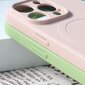 MagSafeiga ühilduv silikoonümbris iPhone 15 Pro Silicone Case jaoks - kreem цена и информация | Telefoni kaaned, ümbrised | kaup24.ee