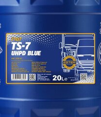 Sünteetiline mootoriõli Mannol TS-7 UHPD Blue 10W-40 7107, 20L hind ja info | Mootoriõlid | kaup24.ee