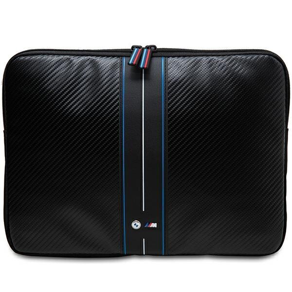 BMW Sleeve BMCS14COMSCAKL 14" czarny|black Carbon Blue Stripes BMCS14COMSCAKL hind ja info | Naiste käekotid | kaup24.ee