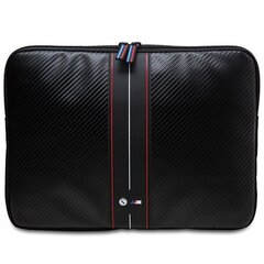 BMW Sleeve BMCS14COMSCAKR 14" czarny|black Carbon Red Stripes BMCS14COMSCAKR цена и информация | Женские сумки | kaup24.ee