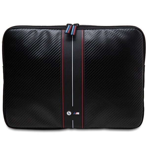 BMW Sleeve BMCS16COMSCAKR 16" czarny|black Carbon Red Stripes BMCS16COMSCAKR hind ja info | Naiste käekotid | kaup24.ee