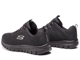 Graceful get connected skechers 12615wbbk moterims juoda naistele must 12615WBBK hind ja info | Naiste spordi- ja vabaajajalatsid | kaup24.ee