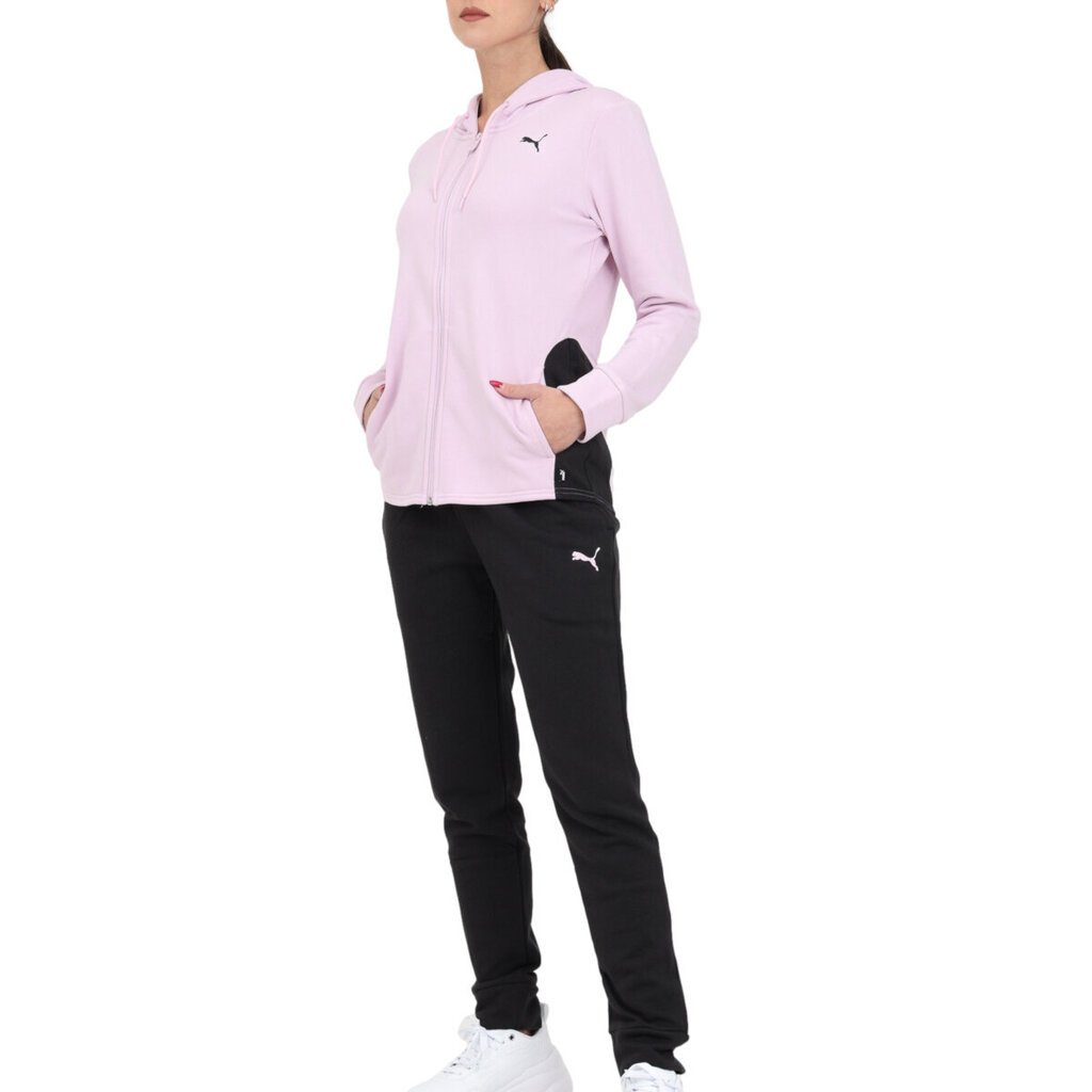 Classic hooded tracksuit tr puma 67369960 moterims rožinis naistele roosa 67369960 цена и информация | Naiste spordiriided | kaup24.ee