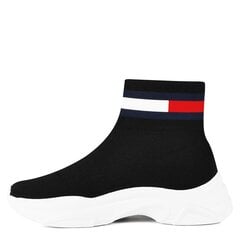 Naiste kingad Tommy Jeans Flat Sock Boot tossud цена и информация | Спортивная обувь, кроссовки для женщин | kaup24.ee