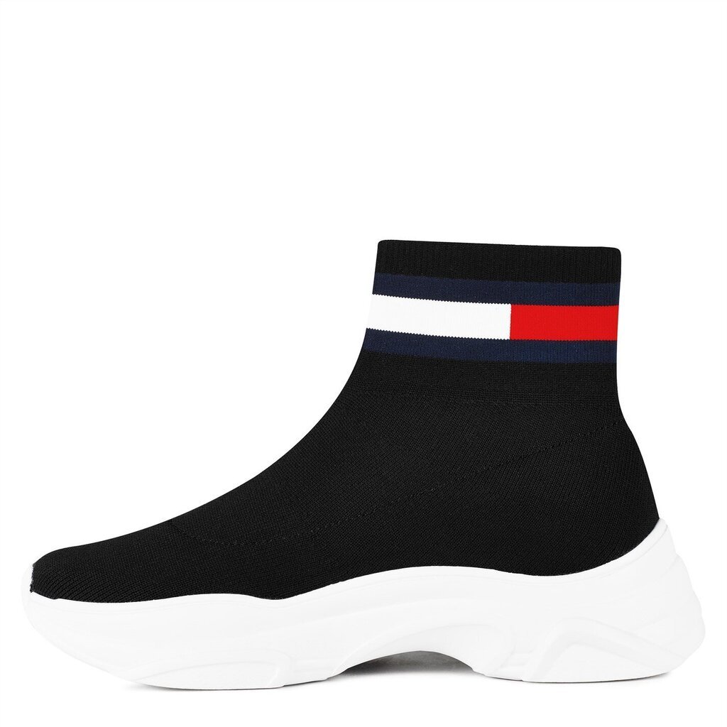 Naiste kingad Tommy Jeans Flat Sock Boot tossud цена и информация | Naiste spordi- ja vabaajajalatsid | kaup24.ee