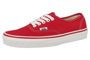 Unisex kingad Vans Authentic tossud punased hind ja info | Spordi- ja vabaajajalatsid meestele | kaup24.ee