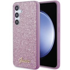 Guess GGUHCS24MHGGSHU S24+ S926 fioletowy|purple hardcase Glitter Script hind ja info | Telefoni kaaned, ümbrised | kaup24.ee