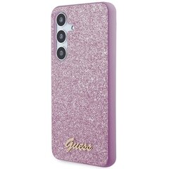 Guess GGUHCS24MHGGSHU S24+ S926 fioletowy|purple hardcase Glitter Script hind ja info | Telefoni kaaned, ümbrised | kaup24.ee