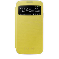 Samsung EF-CI950BYE Super Slim Easy View Book Flip Case i9500 Galaxy S4 Yellow (EU Blister) цена и информация | Чехлы для телефонов | kaup24.ee