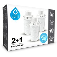 Dafi Classic 2+1 filtrikassetid (karp) hind ja info | Veefiltrid | kaup24.ee