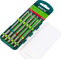 Verto 66H604 screwdriver bit 5 pc(s) цена и информация | Механические инструменты | kaup24.ee