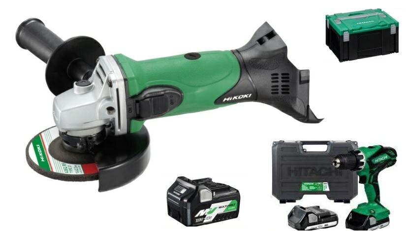 HIKOKI SET 18V KRUVIKEERAJA DS18DJL 2x1,5Ah + GRINDER G18DSL 115mm 1x5,0Ah + KORRAL HSC3 цена и информация | Käsitööriistad | kaup24.ee