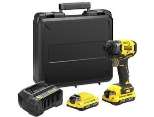 УДАРНАЯ ОТВЕРТКА STANLEY 18V V20 170Nm 2x2Ah + CASE SFMCF810D2K цена и информация | Механические инструменты | kaup24.ee