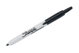 Mark. "Sharpie" RETRACTABLE must. sp. hind ja info | Käsitööriistad | kaup24.ee