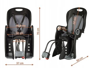 Jalgratta tagumine iste MalTrack, 22 kg hind ja info | Laste jalgrattatoolid | kaup24.ee