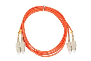 Extralink SC/UPC-SC/UPC | Patchcord | Mitmikrežiim, dupleks, 50/125, 3mm, 1m hind ja info | Tekstiilkaablid ja elektriklemmid | kaup24.ee