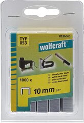 Wolfcraft 7036000 Brezwückletten, Extra Hard Steel, тип 053 10 мм, 1000 кусочков цена и информация | Механические инструменты | kaup24.ee