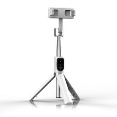 Selfie Stick MINI - with detachable bluetooth remote control and tripod - P70S Plus WHITE hind ja info | Selfie sticks | kaup24.ee