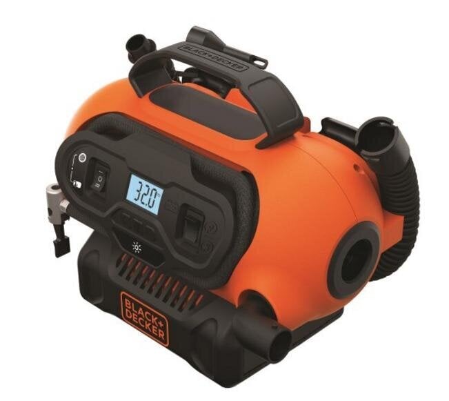 BLACK+DECKER KOMPRESSOR / MINIKOMPRESSOR 12/18/230V цена и информация | Kompressorid | kaup24.ee