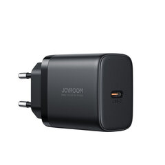 Быстрое зарядное устройство Joyroom JR-TCF11 до 25Вт + кабель USB-C/USB-C 1м - черный цена и информация | Зарядные устройства для телефонов | kaup24.ee