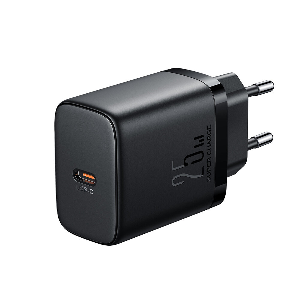 Kiirlaadija Joyroom JR-TCF11 kuni 25W + kaabel USB-C / USB-C 1m - must цена и информация | Mobiiltelefonide laadijad | kaup24.ee