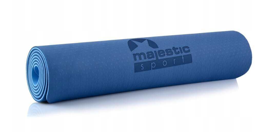 Trennimatt Majestic Sport, 183x61 cm, sinine hind ja info | Joogamatid | kaup24.ee