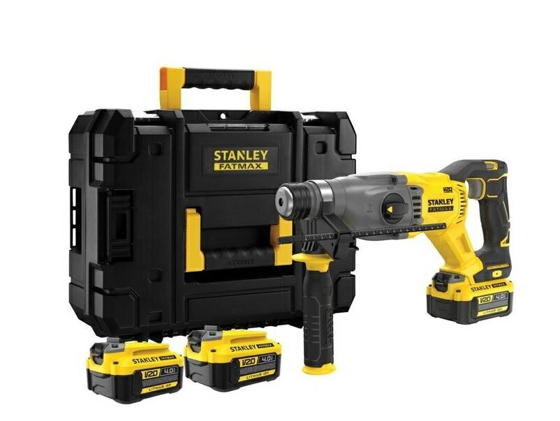 STANLEY HAMMER PUUR SDS+ 18V V20 2x4Ah BOX hind ja info | Lööktrellid | kaup24.ee