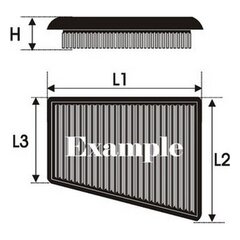 Õhufilter Green Filters P950303 hind ja info | Lisaseadmed | kaup24.ee