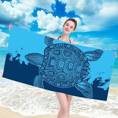 Пляжное полотенце Turtle, 100x180 см цена и информация | Полотенца | kaup24.ee