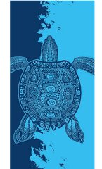 Пляжное полотенце Turtle, 100x180 см цена и информация | Полотенца | kaup24.ee