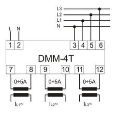 Мультиметр DMM-4T цена и информация | Выключатели, розетки | kaup24.ee