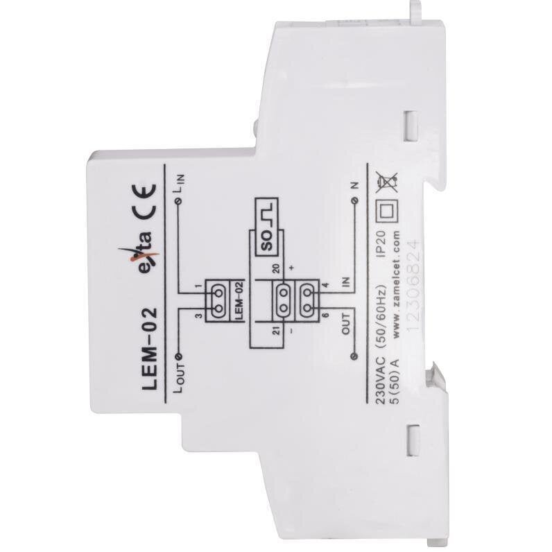 1-faasiline elektriarvesti LEM-02 hind ja info | Lülitid ja pistikupesad | kaup24.ee