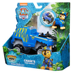 Paw Patrul Jungle Pups Chase mänguauto ja figuurikomplekt hind ja info | Poiste mänguasjad | kaup24.ee