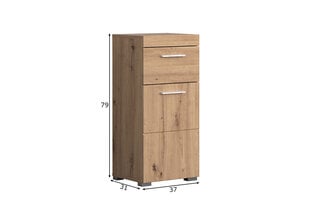 Высокий шкаф в ванную Trendteam Amanda, 37x31xH79 см,  коричневый цена и информация | Шкафчики для ванной | kaup24.ee