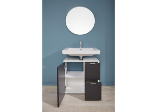 Шкаф под раковину Trendteam Concept1, серый / белый цена и информация | Шкафчики для ванной | kaup24.ee