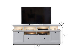 Подставка под ТВ Trendteam Baxter, 177x41xH65 см, белый цена и информация | Тумбы под телевизор | kaup24.ee