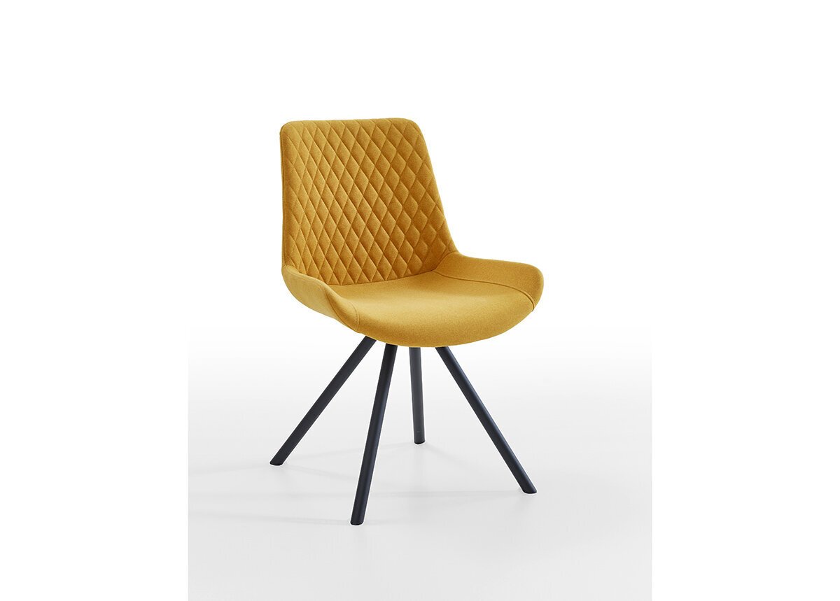 2-osaline toolide komplekt Trendteam Meran, kollane цена и информация | Söögitoolid, baaritoolid | kaup24.ee