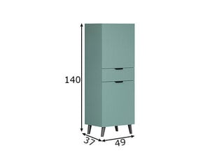 Шкаф Trendteam Melton, синий / серый цена и информация | Шкафы в прихожую | kaup24.ee