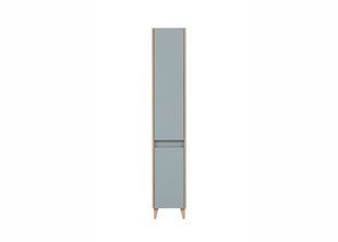 Шкаф в ванную Schildmeyer Elba, 30x33xH170 см, синий / коричневый цена и информация | Шкафчики для ванной | kaup24.ee