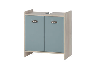 Шкаф под раковину Schildmeyer Lindholm, коричневый песчаный / синий цена и информация | Шкафчики для ванной | kaup24.ee