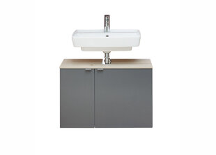 Шкаф под раковину Pelipal 394, 80x33x53 см, коричневый/серый цена и информация | Шкафчики для ванной | kaup24.ee