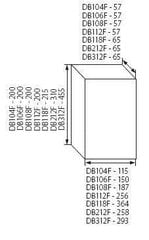 DB118F Ideaalne 1x18 sisseehitatud jaotuskilp hind ja info | Lülitid ja pistikupesad | kaup24.ee