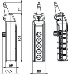 Kraana juhtimispult PKS-6W01 hind ja info | Valvesüsteemid, kontrollerid | kaup24.ee