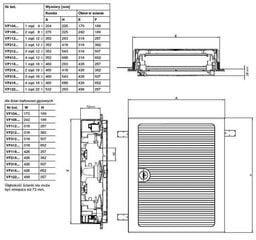 Golfi sisseehitatud jaotur VF112PD 1x12 hind ja info | Lülitid ja pistikupesad | kaup24.ee