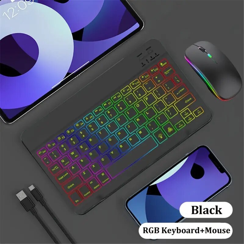 Deal 1.0 juhtmeta RGB-klaviatuur hind ja info | Klaviatuurid | kaup24.ee