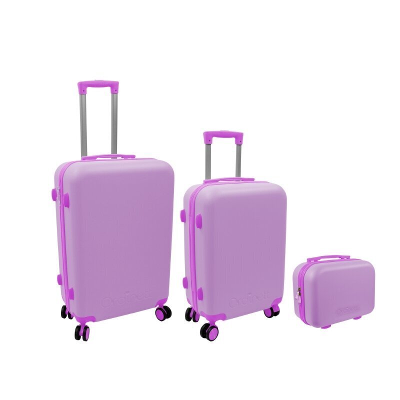 Kohvrikomplekt Voyager, roosa hind ja info | Kohvrid, reisikotid | kaup24.ee
