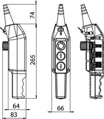 Kraana juhtimispult PKS-3W02 hind ja info | Valvesüsteemid, kontrollerid | kaup24.ee