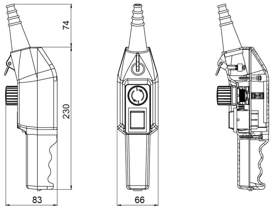 Kraana juhtimispult PKS-2W02 цена и информация | Valvesüsteemid, kontrollerid | kaup24.ee